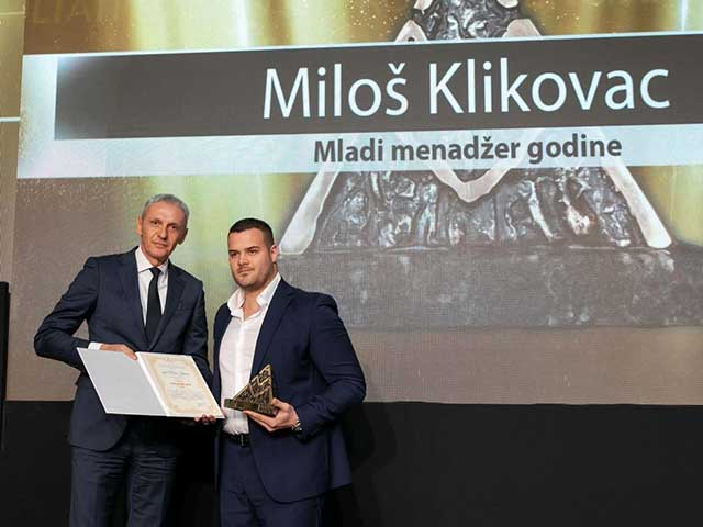 Izvršni direktor kompanije “Klikovac” izabran za mladog menadžera godine!